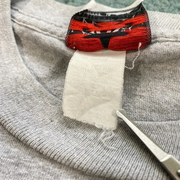 VINTAGE New Jersey Shirt Adult Large NJ State Plaid Gray Blue Green Mens 90s - Picture 9 of 12